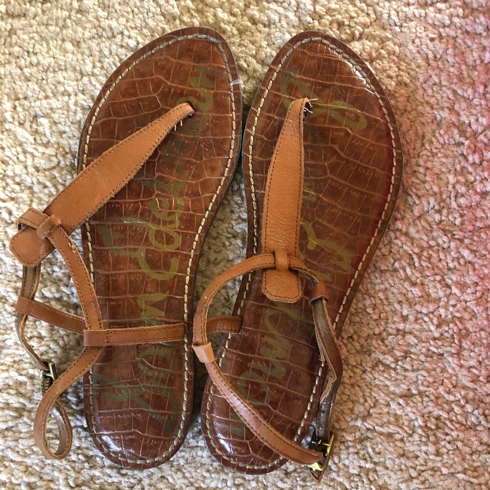 Brown Sam Edelman Flat Sandals